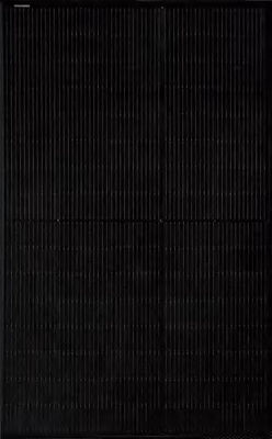 405-425w 2x40 Cell All Black Bifacial Solar Module 182mm 16BB Half Cell Solar Module
