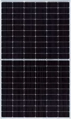 590-610w 2x60 Cell Mono Perc Half Cut Solar Panel Đen khung anodized tải cơ khí