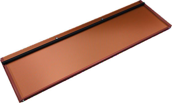 N-TYPE 65W Lớp gạch mặt trời BIPV màu đen hình chữ nhật làm bằng thủy tinh nóng chống thời tiết