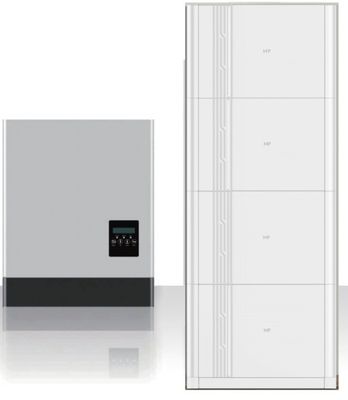 Hệ thống lưu trữ năng lượng gia đình tích hợp của EU OEM với màn hình LED pin Lifepo4 và Inverter kết nối đa tích hợp