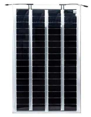 210-220w Double Glass Bipv Building Photovoltaic tích hợp 45% Transmittance 4 * 18 pin mặt trời