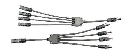 4 đến 1 kết nối chi nhánh năng lượng mặt trời Y đồng vôi PV004-4T1 Tiêu chuẩn IEC 62852:2014/CE