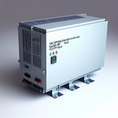 Máy biến đổi lai Delta cao 480V 50kW với MPPT kép và đầu vào PV 120kW cho hệ thống điện công nghiệp